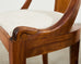 Set Six French Art Deco Gondola Dining Chairs