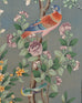 Gracie Style 8 Panel Chinoiserie Painted Wallpaper Screen 12 Ft