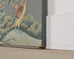 Gracie Style 8 Panel Chinoiserie Painted Wallpaper Screen 12 Ft