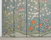 Gracie Style 8 Panel Chinoiserie Painted Wallpaper Screen 12 Ft