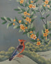 Gracie Style 8 Panel Chinoiserie Painted Wallpaper Screen 12 Ft