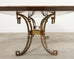 Maison Ramsay Neoclassical Style Bronze Dining Table 10 Ft