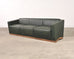 Dakota Jackson Art Deco Style Cuba Sofa in Bronze and Leather