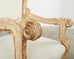 Hendrix Allardyce Italian Rococo Style Carved Library Armchair
