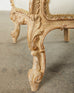 Hendrix Allardyce Italian Rococo Style Carved Library Armchair