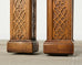 Pair of Henredon Chinese Chippendale Mahogany Side End Tables