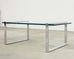 Charles Hollis Jones Chrome Glass "Box" Coffee Table