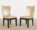 Set of Eight Christian Liaigre Holly Hunt Barbuda Dining Chairs