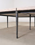 Holly Hunt Rue de Seine Limestone and Iron Cocktail Table 5 Ft