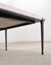 Holly Hunt Rue de Seine Limestone and Iron Cocktail Table 5 Ft
