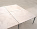Holly Hunt Rue de Seine Limestone and Iron Cocktail Table 5 Ft