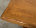 French Arts and Crafts Oak Farmhouse Trestle Dining Table