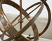 Midcentury Bronze Astrological Armillary Lamp by Frederick Cooper