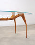 Ico Parisi Style Italian Walnut Spider Leg Dining Table
