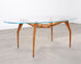 Ico Parisi Style Italian Walnut Spider Leg Dining Table