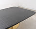 India Mahdavi Alber Sectional Walnut Brass Dining Table 11 Ft