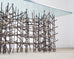 Marc Weinstein Attributed Brutalist Welded Nails Cocktail Table