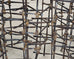 Marc Weinstein Attributed Brutalist Welded Nails Cocktail Table