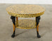 Empire Style Coffee Table Lacquer Speckled by Ira Yeager