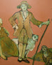 Ira Yeager Country French Farmer with Animals 8 Ft.
