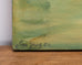 Ira Yeager 20th C. Corfu Woman on Donkey Oil Canvas Painting 6 Ft