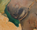 Ira Yeager 20th C. Corfu Woman on Donkey Oil Canvas Painting 6 Ft