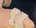 Ira Yeager 20th C. Woman in Yellow Oil Canvas Painting 5.5 Ft