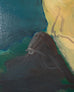 Ira Yeager 20th C. Woman in Yellow Oil Canvas Painting 5.5 Ft