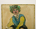 Ira Yeager Painting of 19th Century Dancer in Costume