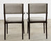 Set of Four Carlo De Carli Walnut Dining Armchairs