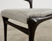 Set of Four Carlo De Carli Walnut Dining Armchairs