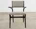 Set of Four Carlo De Carli Walnut Dining Armchairs
