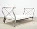 French Neoclassical Directoire Style Iron Sleigh-Form Daybed