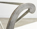 French Neoclassical Directoire Style Iron Sleigh-Form Daybed