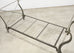 French Neoclassical Directoire Style Iron Sleigh-Form Daybed