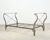 French Neoclassical Directoire Style Iron Sleigh-Form Daybed