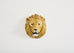 Monumental Italian Majolica Glazed Ceramic Lions Head