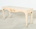 Sally Sirkin J. Robert Scott Travertine Snail Console Table