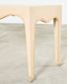 Sally Sirkin J. Robert Scott Travertine Snail Console Table