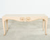 Sally Sirkin J. Robert Scott Travertine Snail Console Table