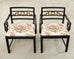 Set of Six Baker Chinoiserie Greek Key Dining Chairs 1960