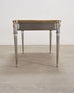 John Vesey Steel Bronze Neoclassical Library Table or Desk