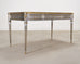 John Vesey Steel Bronze Neoclassical Library Table or Desk