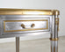 John Vesey Steel Bronze Neoclassical Library Table or Desk