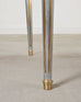 John Vesey Steel Bronze Neoclassical Library Table or Desk