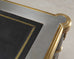 John Vesey Steel Bronze Neoclassical Library Table or Desk