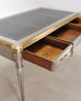 John Vesey Steel Bronze Neoclassical Library Table or Desk