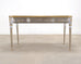 John Vesey Steel Bronze Neoclassical Library Table or Desk