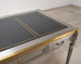John Vesey Steel Bronze Neoclassical Library Table or Desk
