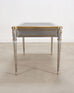 John Vesey Steel Bronze Neoclassical Library Table or Desk